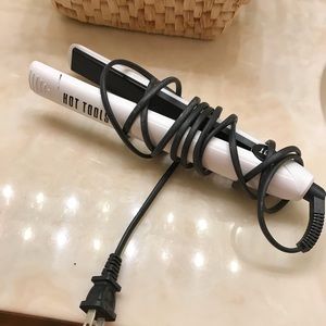 Hot Tools Hair Straightener- White